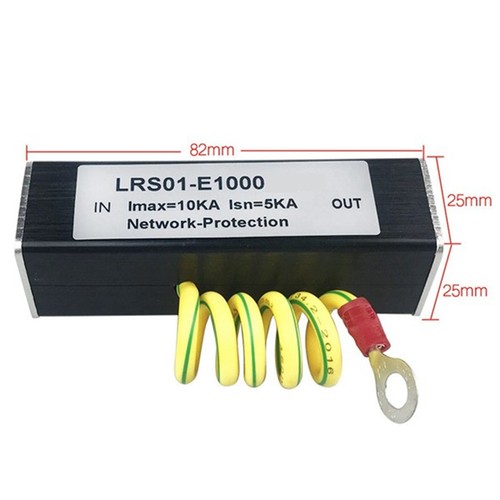 POE 1000M Protector RJ45 Gigabit Ethernet Device Arrester M8C44404 - Afbeelding 4 van 4