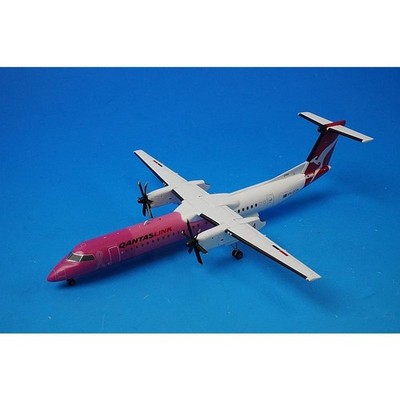 QantasLink DHC-8-400 VH-QOD Pink Ribbon Jet-X 71247 Model Aircraft 1/200