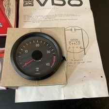 Vdo Cockpit Tachometer 80mm 0-4000 Rpm 12v - New Old Stock - Made In Australia
