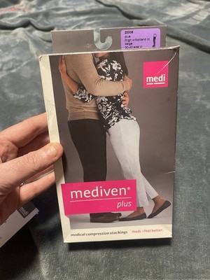 Mediven Plus Medical Compression Socks Brand New Beige 30-40 Size IV Open Toe