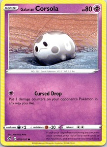 Galarian Corsola 078/192 Rebel Clash Common