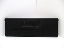 Costco Optical Triangular Foldable Eyeglass Case Black/Gray Semi-Hard Magnetic