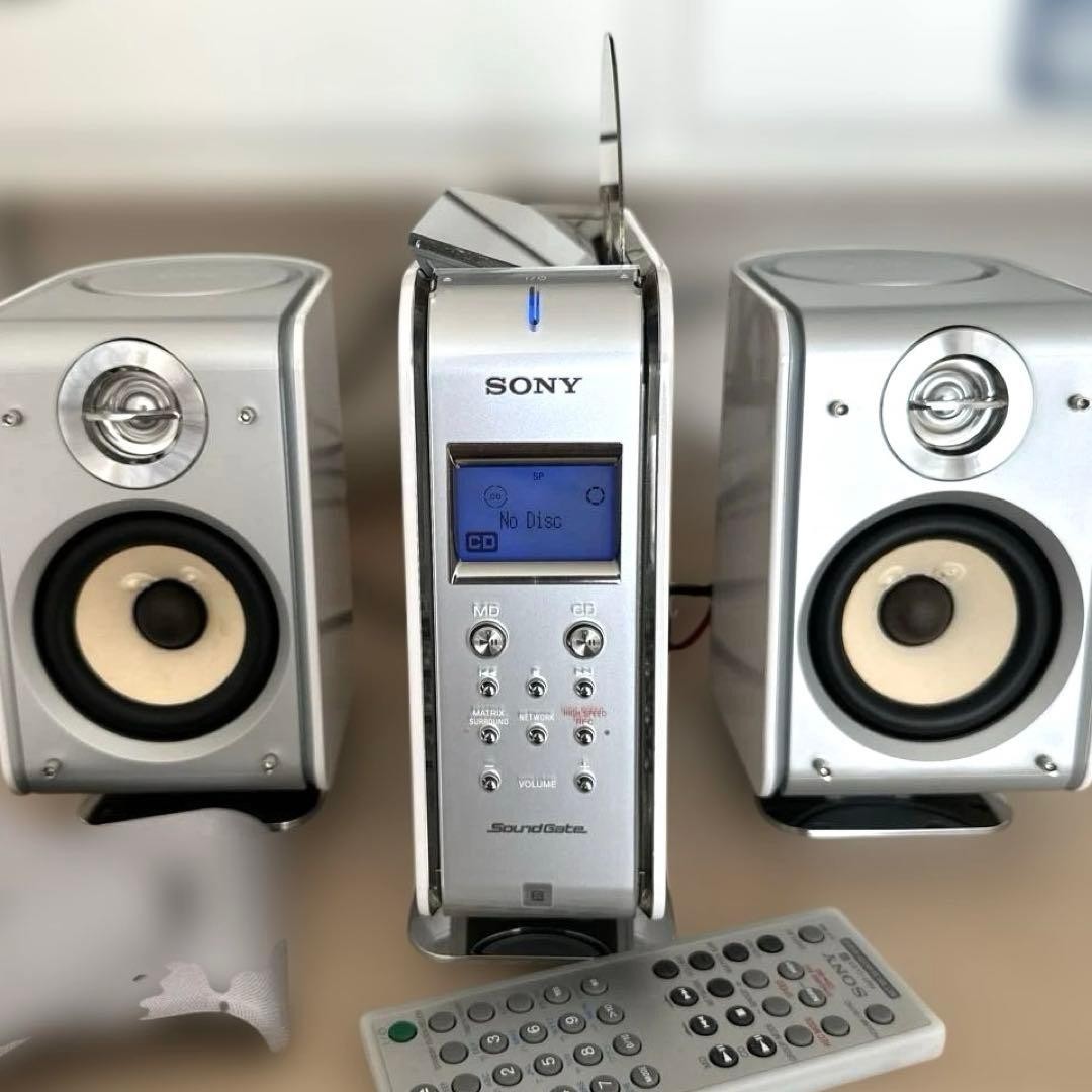 MAINTAINED SEE PHOTO #2] Sony LAM-Z05 Net MD CD player Desktop