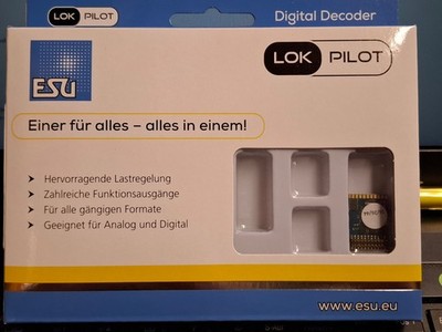 ESU 59629 LokPilot 5 Decoder 21MTC NEM660,   DCC   , H0 NEU