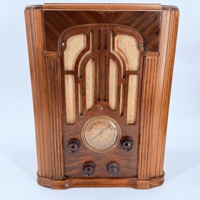 Rare Atwater Kent 657 Tombstone Tube Radio Wood Case 4u2Fix