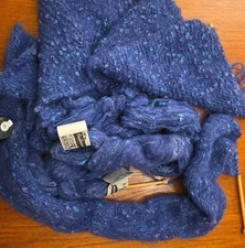 Lot of 3 Classic Elite Yarns Pandemonium Yarn Mohair Wool  Blend Plus Knit Panel