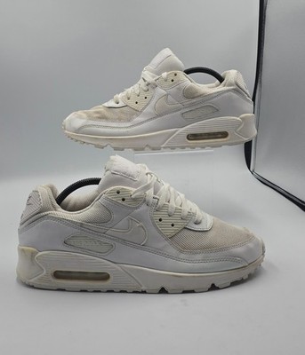 Nike Air Max 90 CN8490-100 Mens 11 Athletic Running Shoes Summit White Sneakers