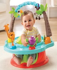 Summer By Bright Starts Deluxe Superseat, Wild Safari, Fun Baby Safari