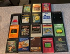 Atari 2600 Lot Of 18 Games For Parts Only