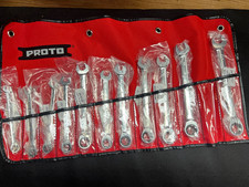 Proto Combination Wrench Set Alloy Steel Chrome 22dj44