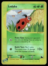 Pokemon Cards Ledyba 72/144 Reverse Holo Skyridge Common MP on eBay