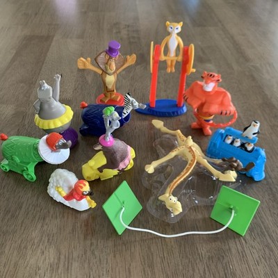 Madagascar 3 Europe's Most Wanted  McDonald s Happy Meal 2012 complete set of 10
