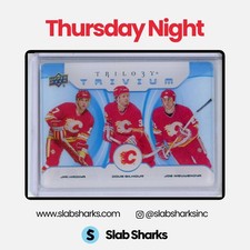 2023 UPPER DECK TRILOGY #TR-10 JIRI HRDINA DOUG GILMOUR JOE NIEUWENDYK TRIVIUM