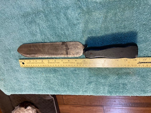 Vintage Beekeeping Uncapping Knife Black Wood Handle Old Honey Harvesting Tool