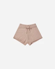 Rylee + Cru Knit Shorts Heathered Rose Bottoms Size 4-5 Years Comfortable