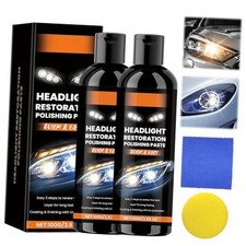 2pcs Car Headlights Restoration Kit, 2025 New Headlight Stain Remover