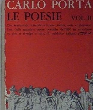 Carlo Porta LE POESIE VOL II Feltrinelli