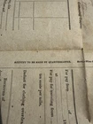 1864 Quartermaster Document Request for pay Confederate BF Miller VA infantry