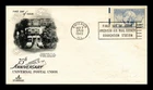 US COVER UNIVERSAL POSTAL UNION 15C AIR MAIL FDC SCOTT C43 ARTCRAFT ADDRESSED