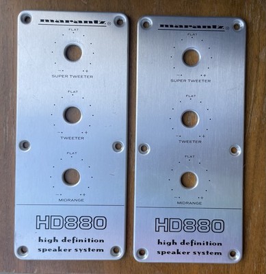 Nice Pair Marantz HD880 Speakers Crossovers Controller Covers