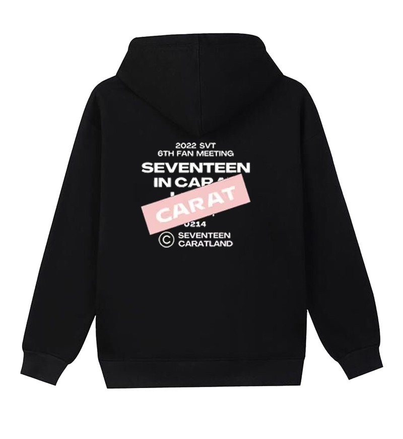 TEAM SEVENTEEN HOODIE ZIP CARAT KPOP SWEATSHIRT JACKET CARDIGAN