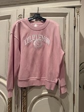 NEW Lululemon Perfectly Oversized Crew Neck Sweatshirt Graphic Pink Haze Small