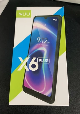 Nuu X6 Plus S6003L Cellphone (Black 32GB) GSM Unlocked Single SIM