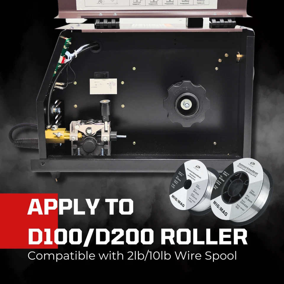 ¡Oferta final! Soldador MIG Lotos MIG175 220V 175 Amp Soldador de núcleo de flujo y pistola de carrete Foto 4 de 4