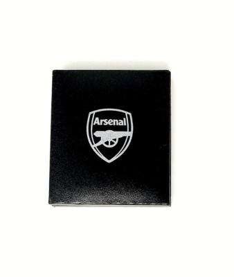 Arsenal FC Acier Inoxydable Cannon Pendentif et Chaîne, Anniversaire, Officiel