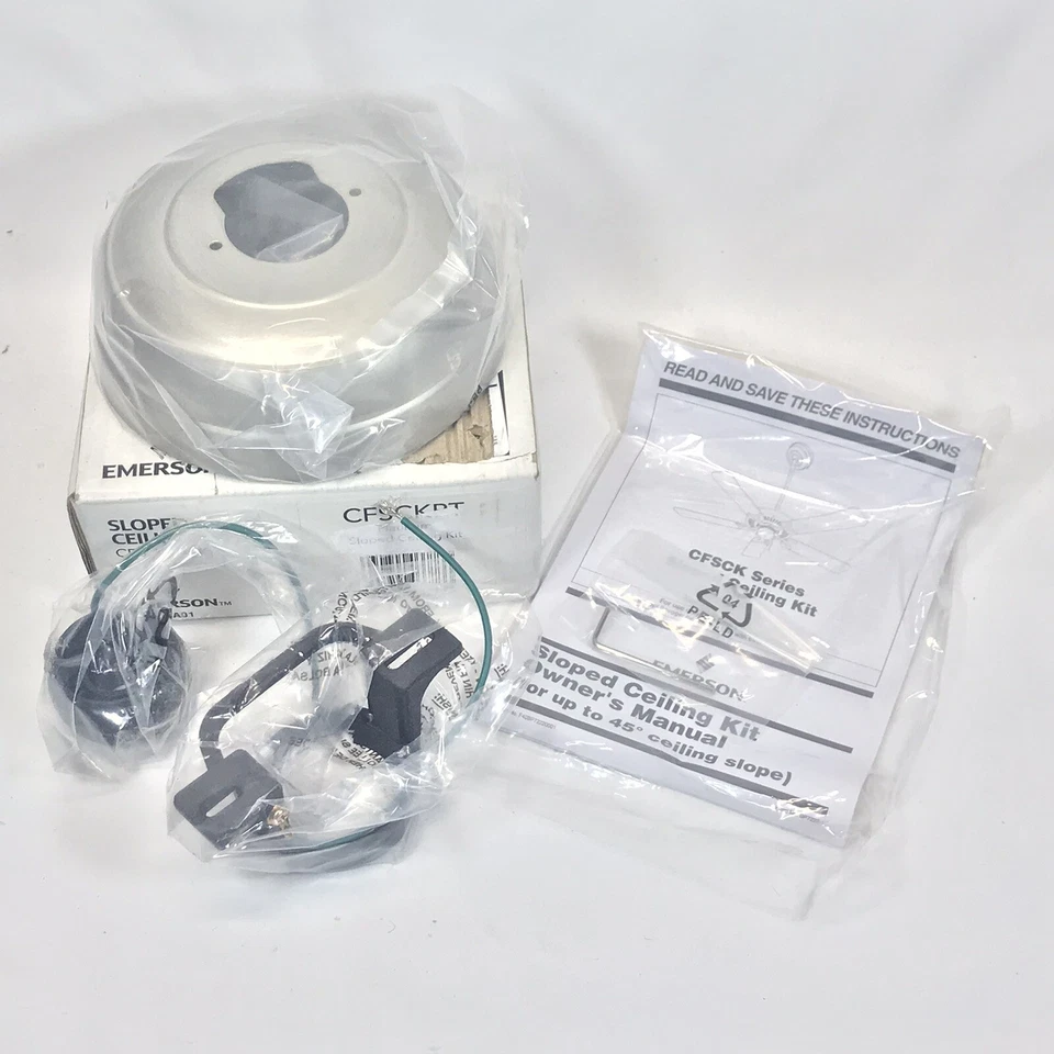 Emerson Fans (CFSCKPT) Accessory - 6.1 Inch Sloped Ceiling Kit - Platinum Finish - Image 3 of 4