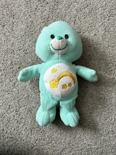 Care Bears Wish Bear 12" Plush Mint Color 2005 Vintage Bear Collectible