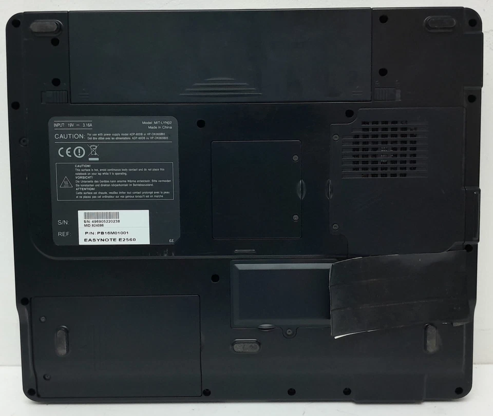 Packard Bell EasyNote E2560 MIT-LYN02 - Celeron M 1.4GHz - 768MB Ram - 15" - ... - Image 4 of 4