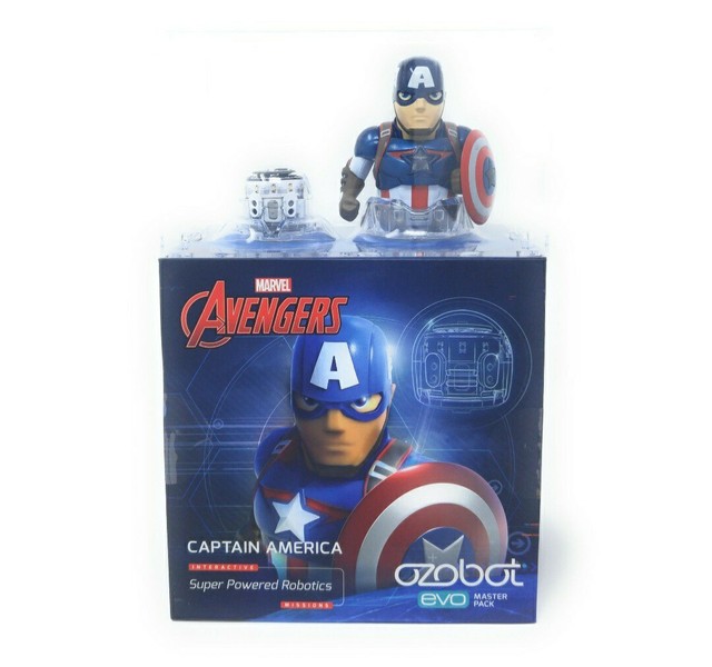 EVO 040101 ozobot Captain America Super Powered Robotics Master Pack for sale online