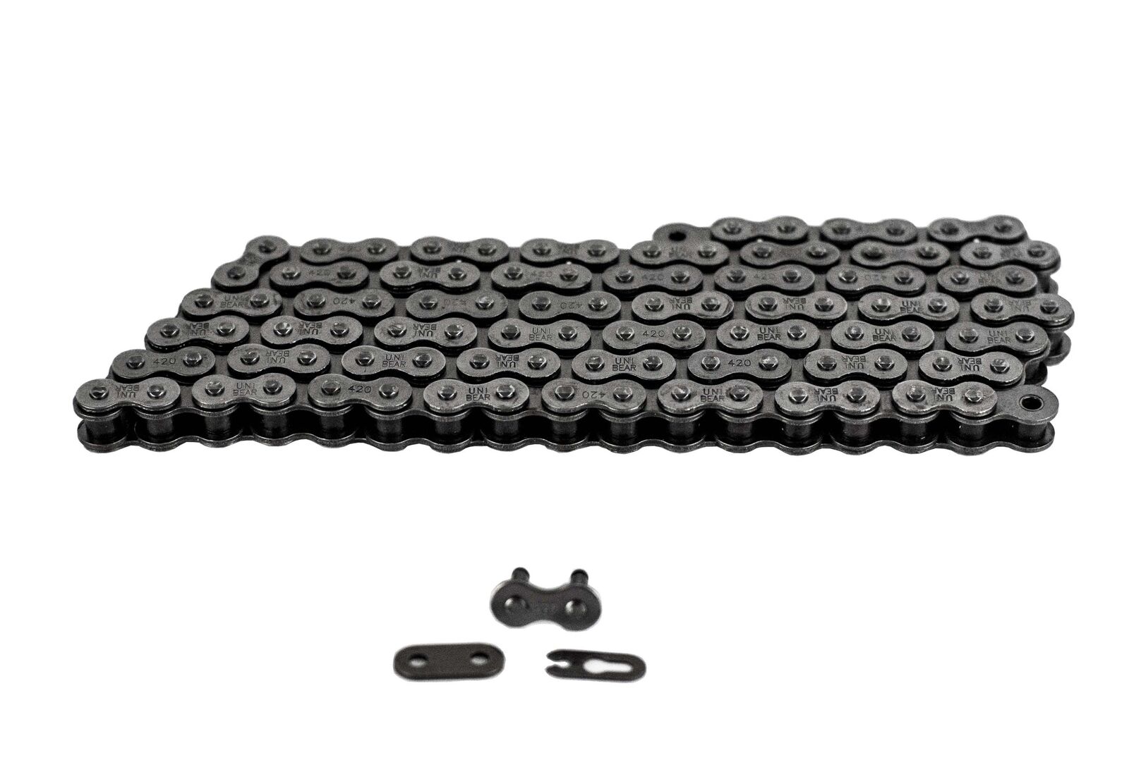 NEW before selling 420 Regular dealer Motorcycle Chain 128-Link With Natural Link Go 1 Connecting