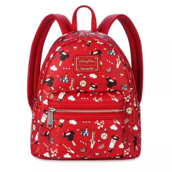 Disney Parks Christmas Holiday Snacks Loungefly Mini Backpack Bag NEW  Authentic | eBay
