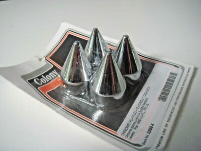 Harley FXR FXD EVO Head Bolt Covers XL Sportster Chrome Pike TC V-Twin 2262-4 T2