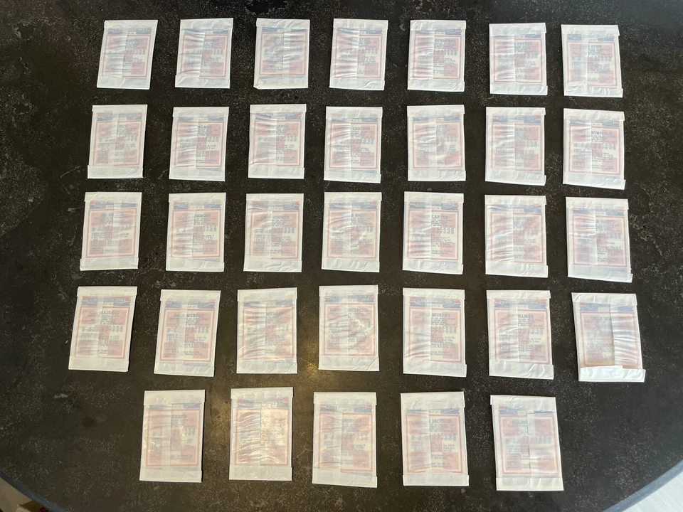 1984 Topps Cereal Series Ralston Purina Complete Set 33 Cards On Top Of 33 Packs - Image 2 of 4
