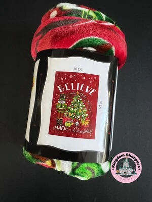 2024 Buc-ee’s Bucees Holiday Christmas 50"X70" Plush Throw Blanket NEW