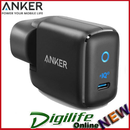 Anker PowerPort Mini III Wall USB-C Charger Black 30W Power IQ