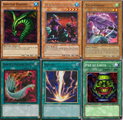 Yugioh Retro Pre Goat Control Format Deck - Yata Garasu Sinister Serpent  Raigeki | eBay