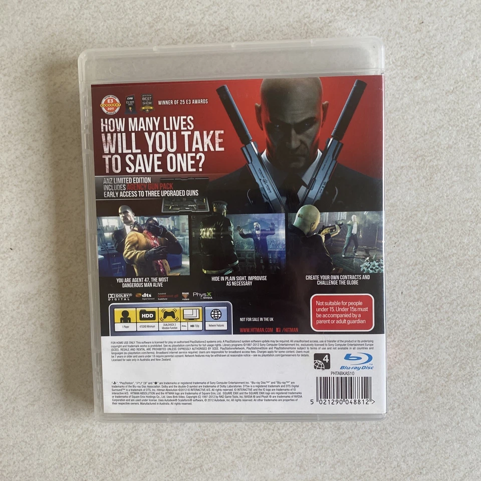 Hitman Absolution ANZ Limited Edition For The PlayStation 3 - Image 2 of 3