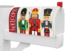 Christmas Nutcrackers Magnetic Mailbox Cover Only