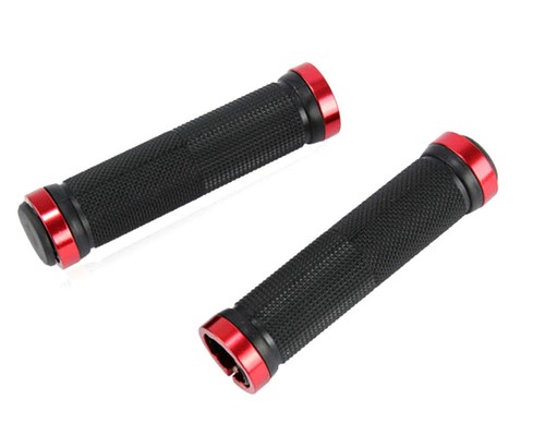 3 Coppia Manubrio Bicicletta Manici Ergonomico MTB Gomma Maniglie a Vite Set - Foto 4 di 8