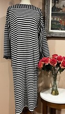 Zara Oversized Striped Wool Knit Dress Size S