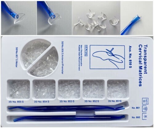 Dental Transparent Cervical Matrices Composite Gingival Retractor Clear Matrix - Picture 7 of 7