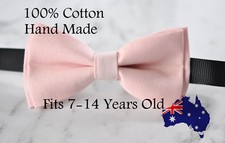 Boy Teenage 100 Cotton Baby Pink Bow Tie Bowtie Party Wedding 7-14 Years Old