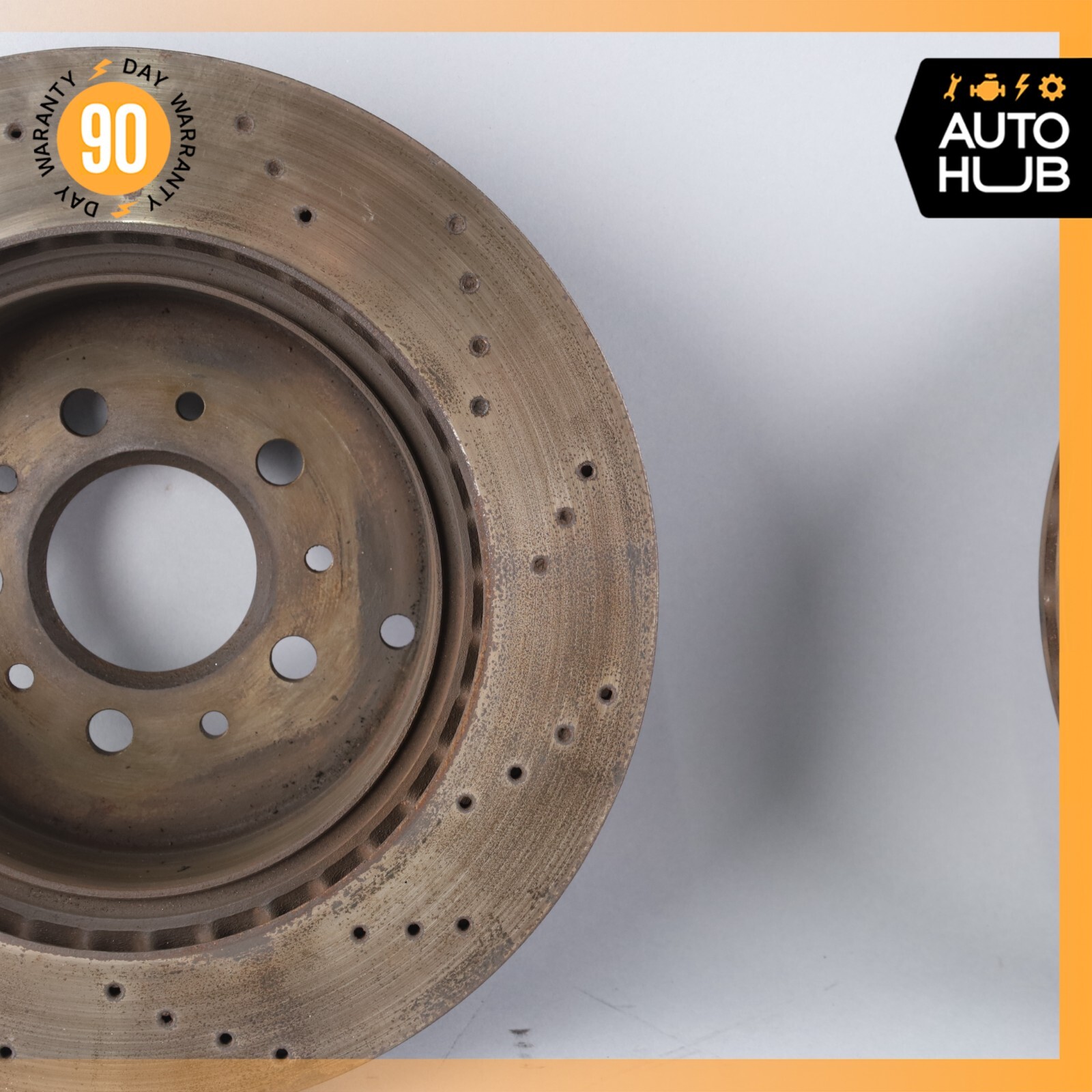 Maserati M138 Coupe 4200 GT Rear Brake Rotors Disc Left & Right Set of 2 OEM 67k