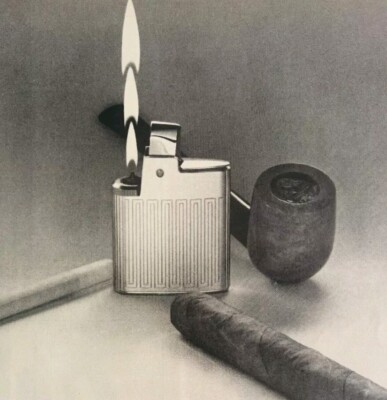 1964 Ronson Varaflame Butane Lighter Standard Advertisement Tobacco DWII19