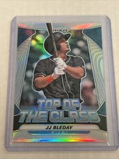 2020 Prizm Top of the Class Insert JJ Bleday Silver Prizm Card #TOC-4 Blue Jays