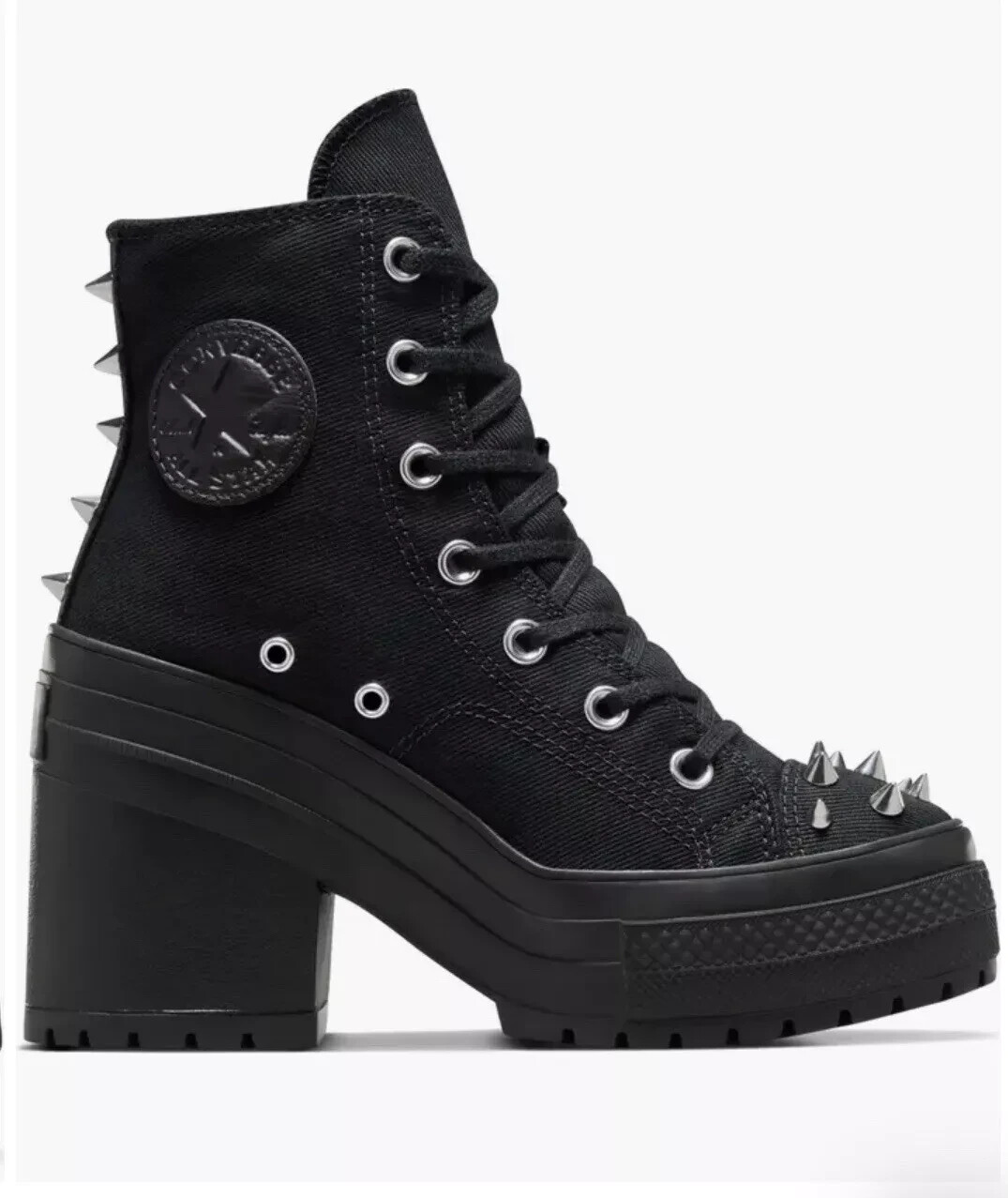 Converse Chuck 70 De Luxe Heel Platform High Studded Women's Shoe Size 5.5 A08103C-image